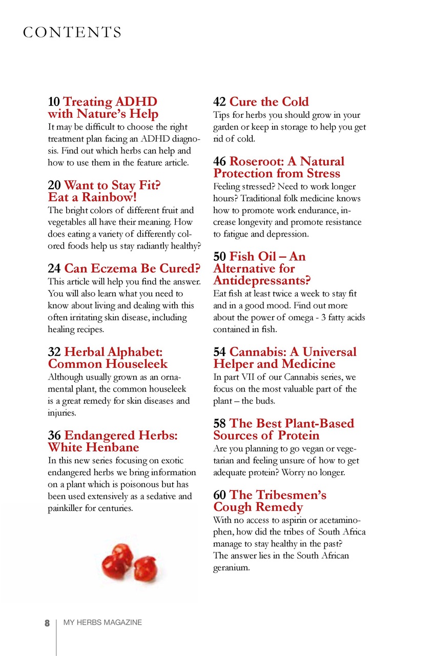 My Herbs Magazine Preview Pages