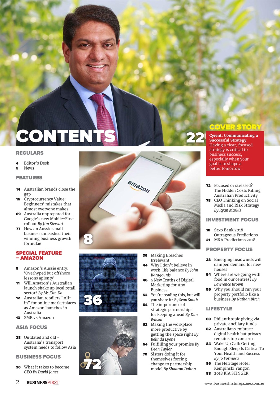 Business First Magazine Preview Pages