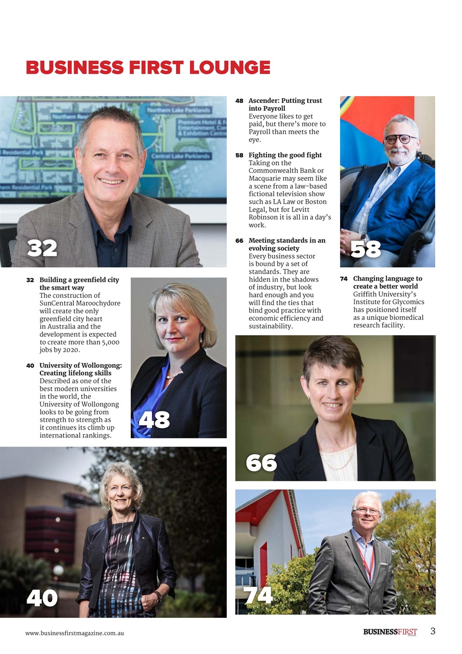 Business First Magazine Preview Pages