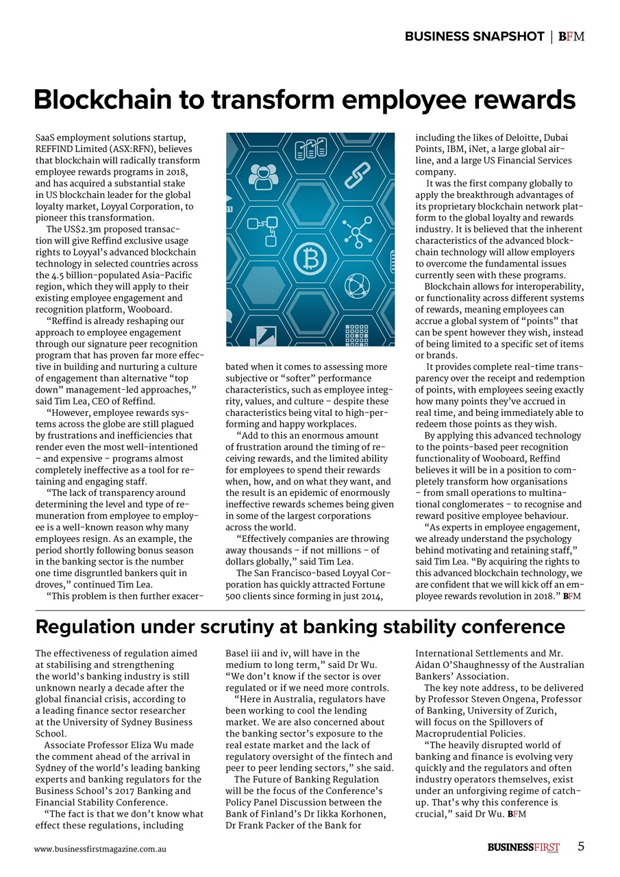 Business First Magazine Preview Pages