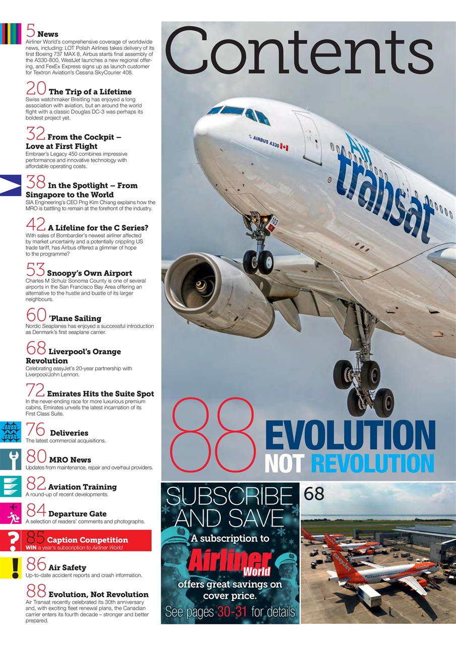 Airliner World Preview Pages