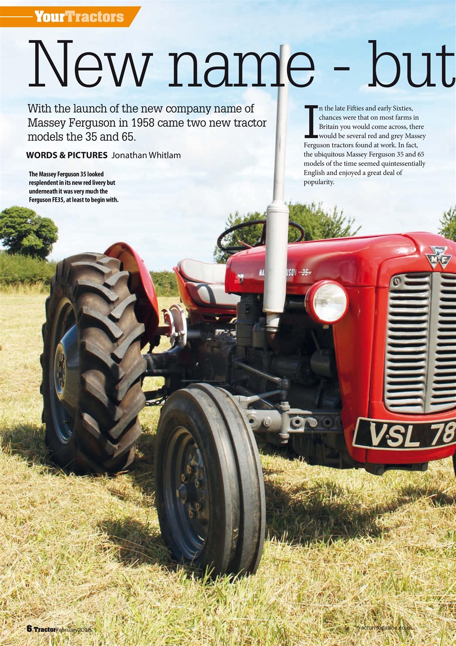 Tractor & Farming Heritage Magazine Preview Pages