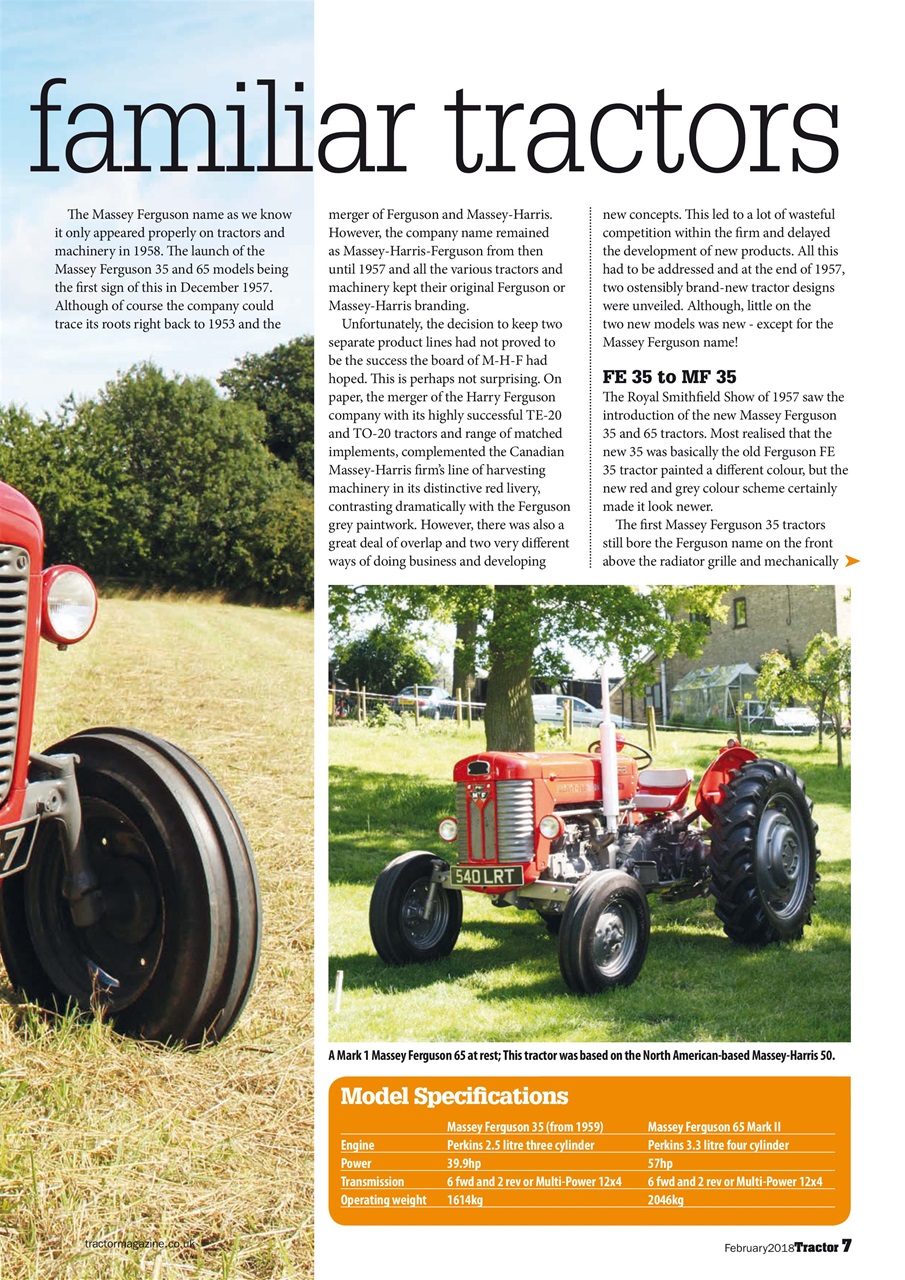 Tractor & Farming Heritage Magazine Preview Pages
