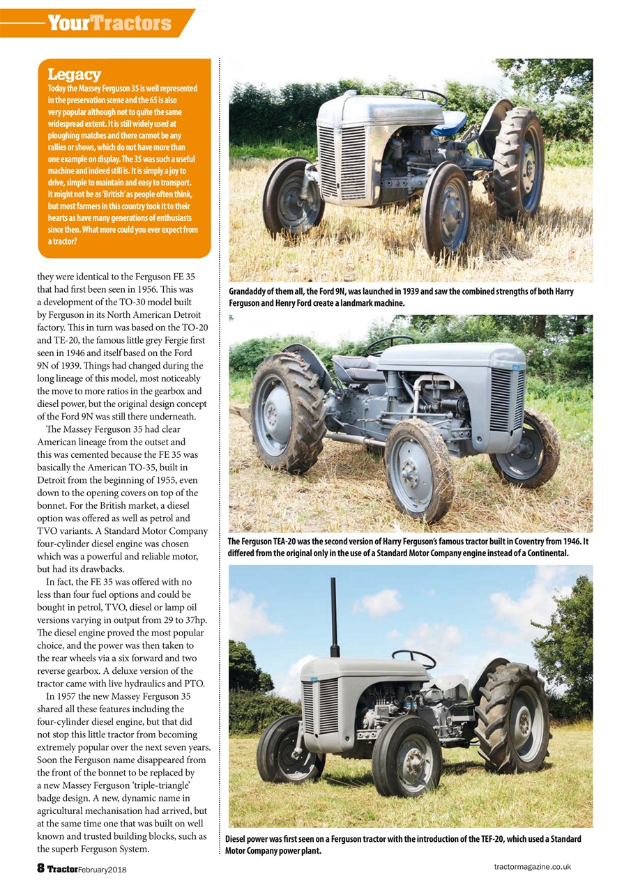 Tractor & Farming Heritage Magazine Preview Pages