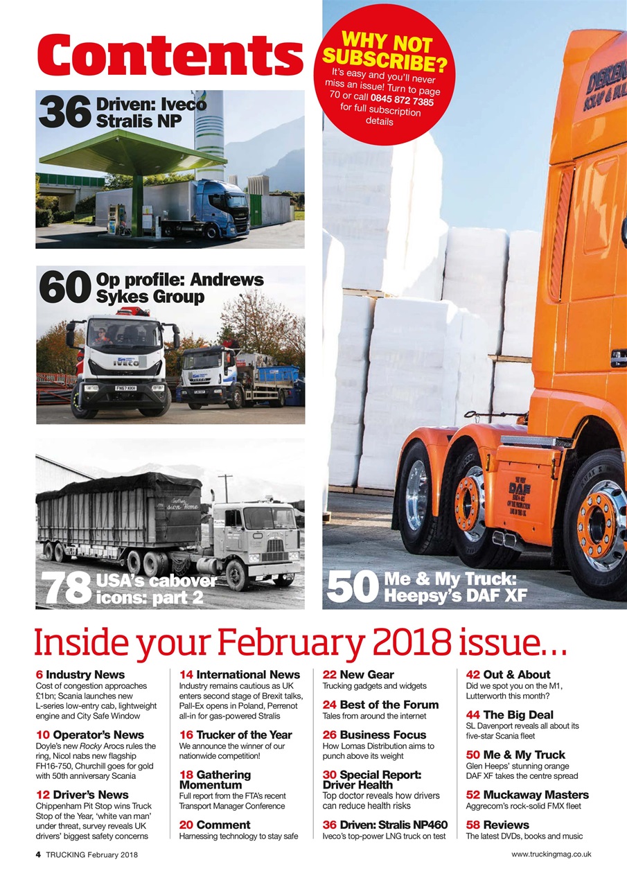 Trucking Magazine Preview Pages