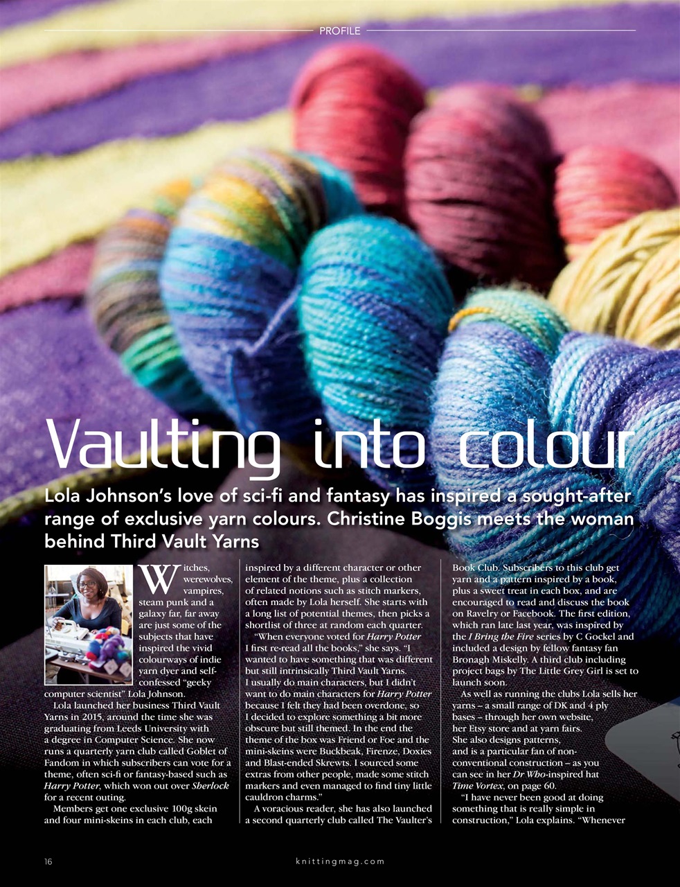 Knitting Preview Pages