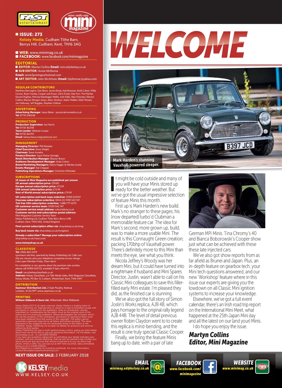 Mini Magazine Preview Pages