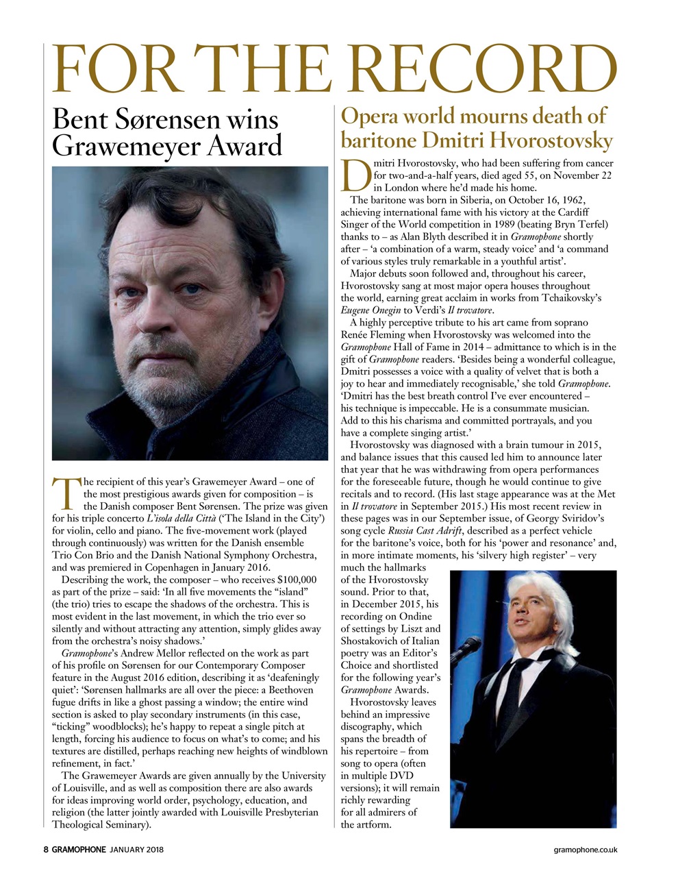 Gramophone Preview Pages