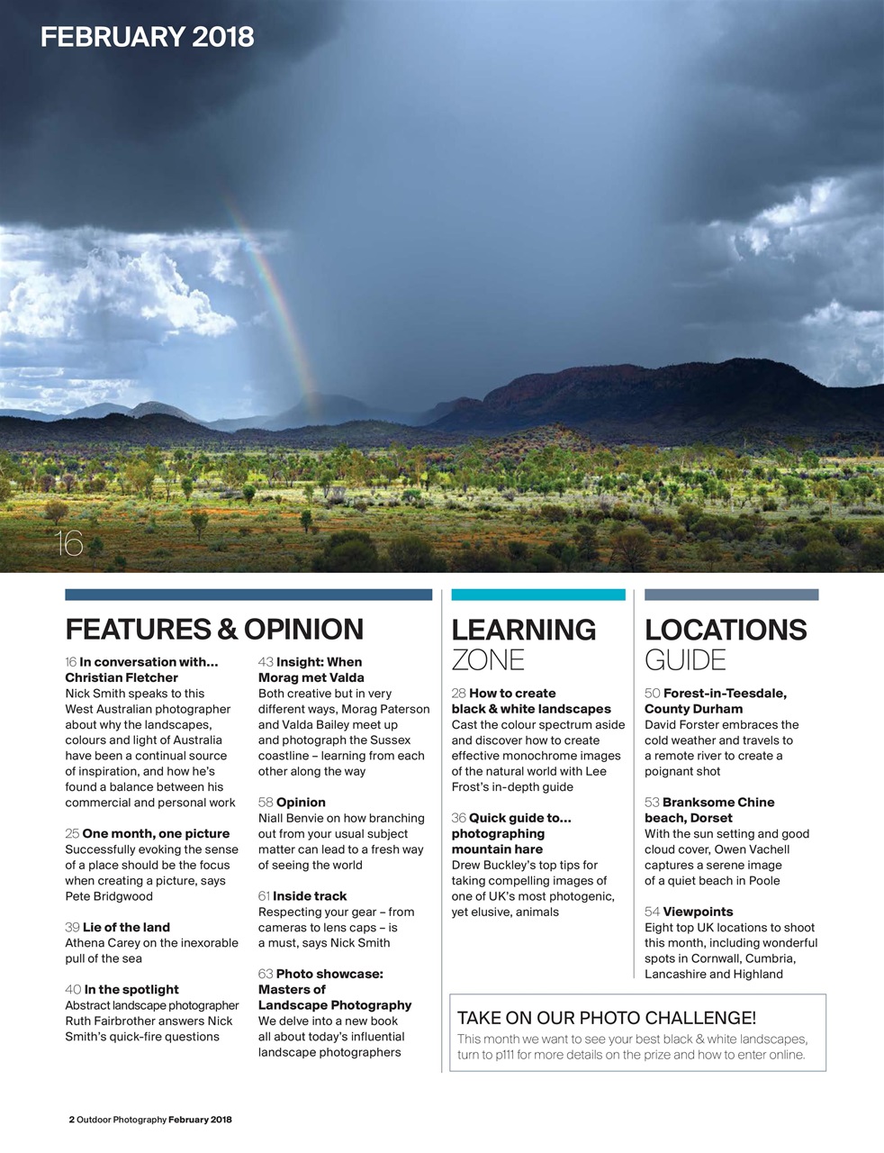 Outdoor Photography Preview Pages
