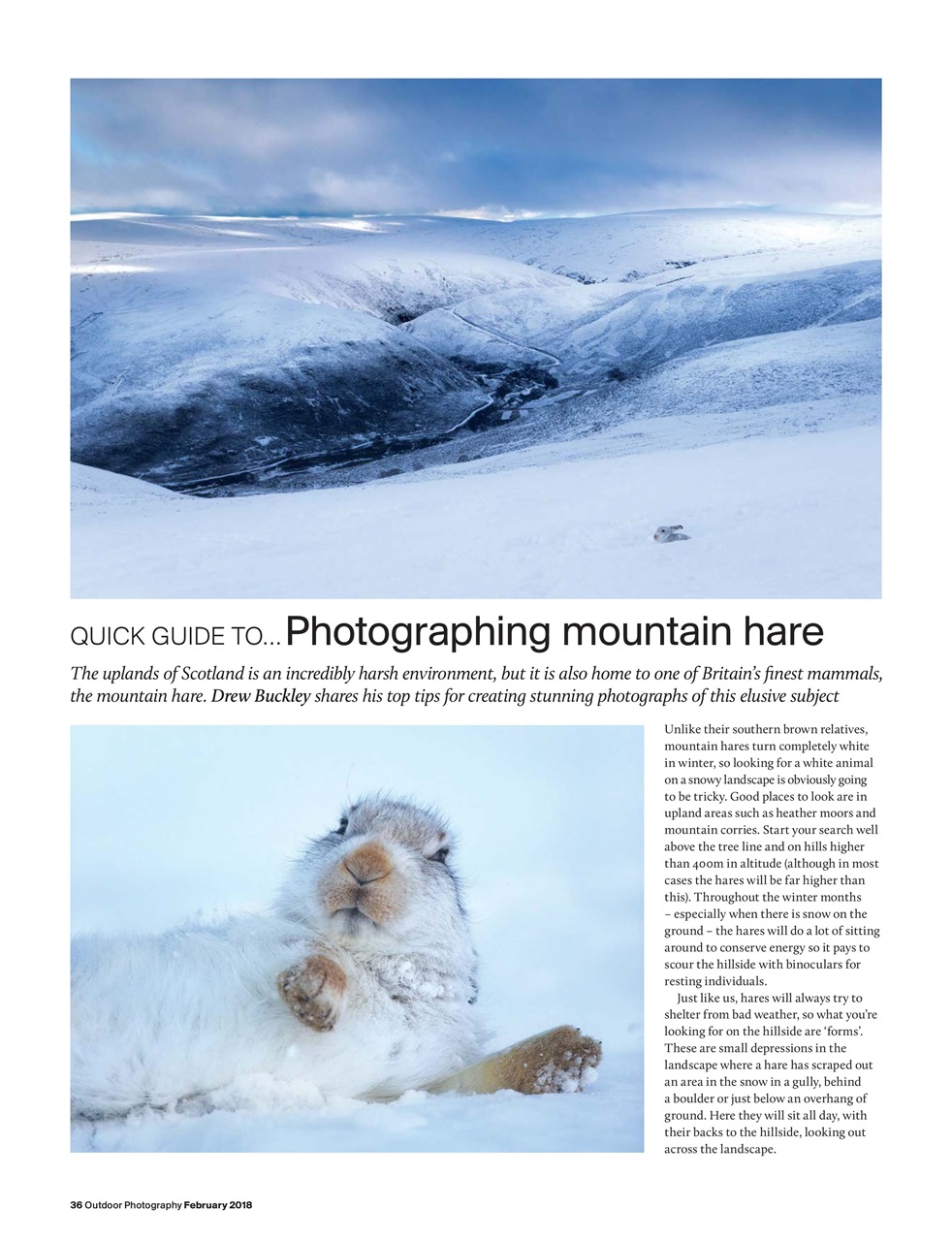 Outdoor Photography Preview Pages