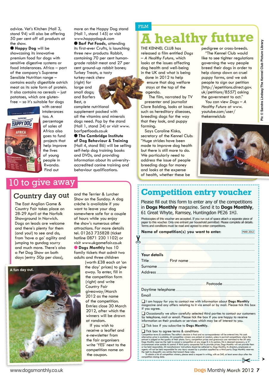 Dogs Monthly Preview Pages