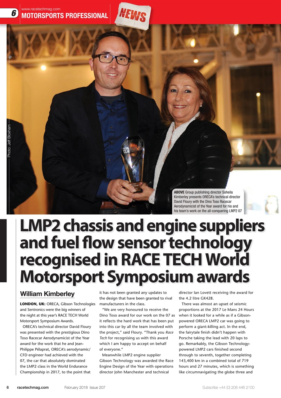 Race Tech Preview Pages