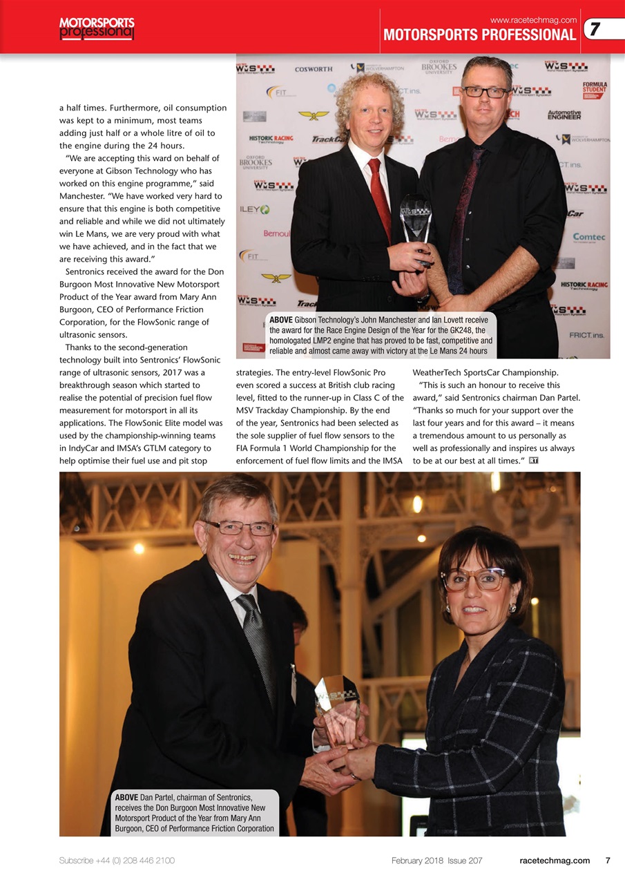 Race Tech Preview Pages