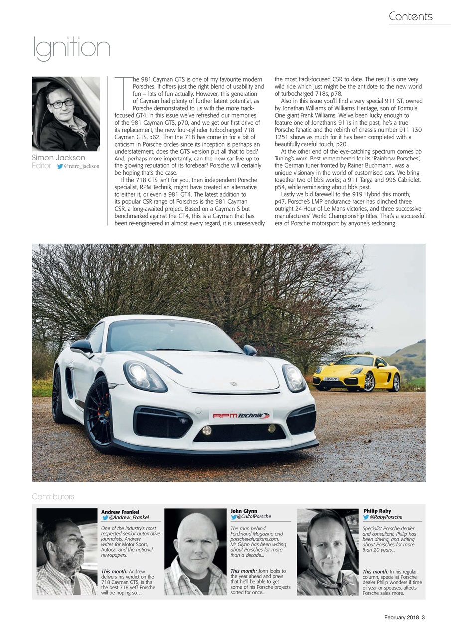 GT Porsche Preview Pages