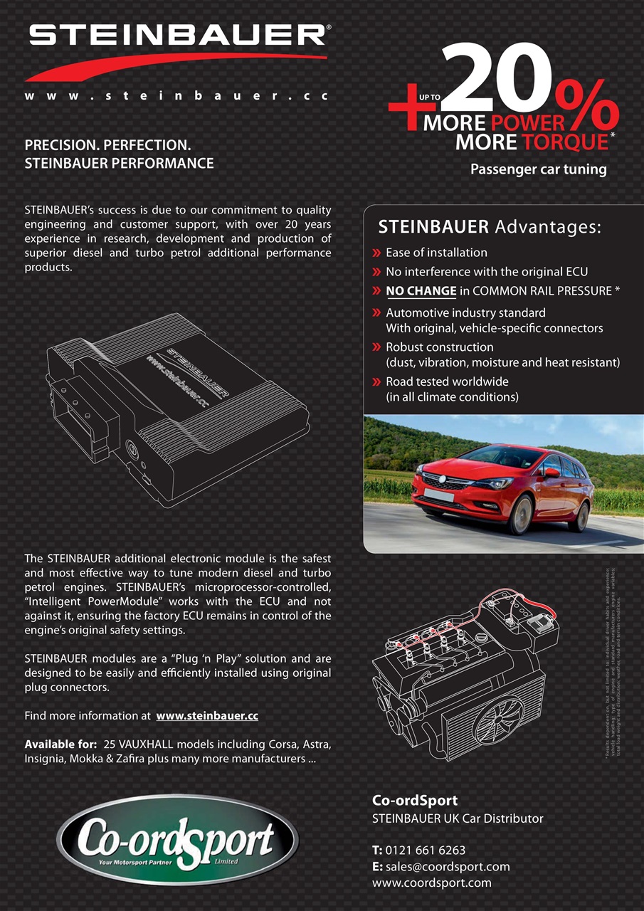 Performance Vauxhall Preview Pages