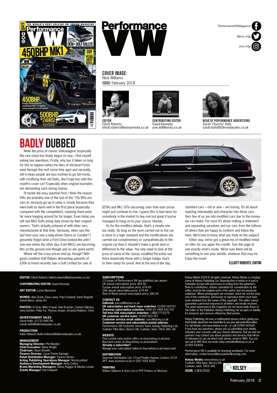 Performance VW Preview Pages