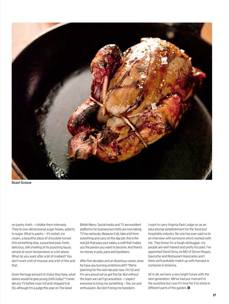 Chef & Restaurant Magazine Preview Pages