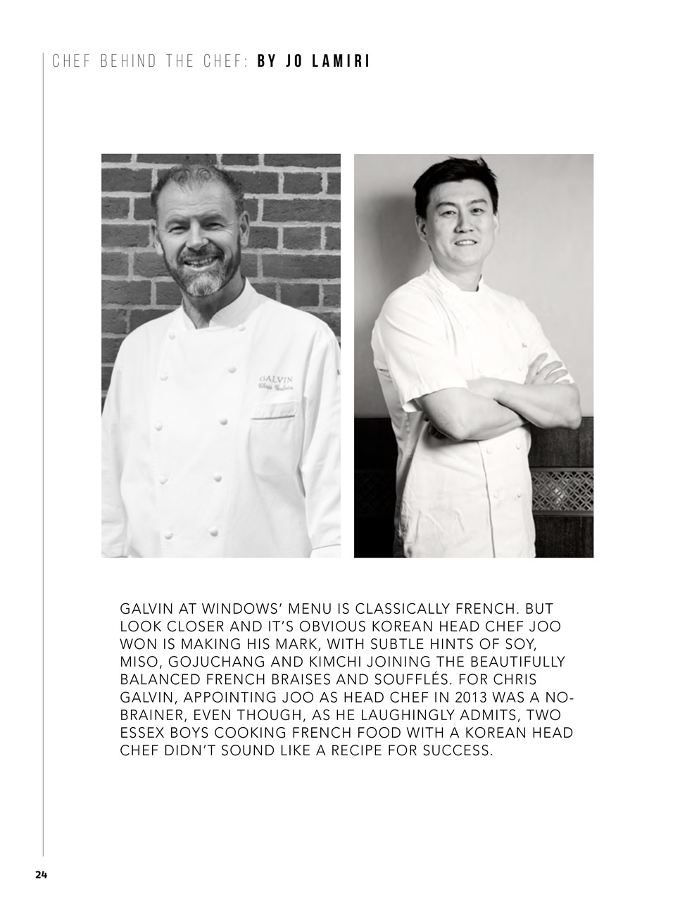 Chef & Restaurant Magazine Preview Pages