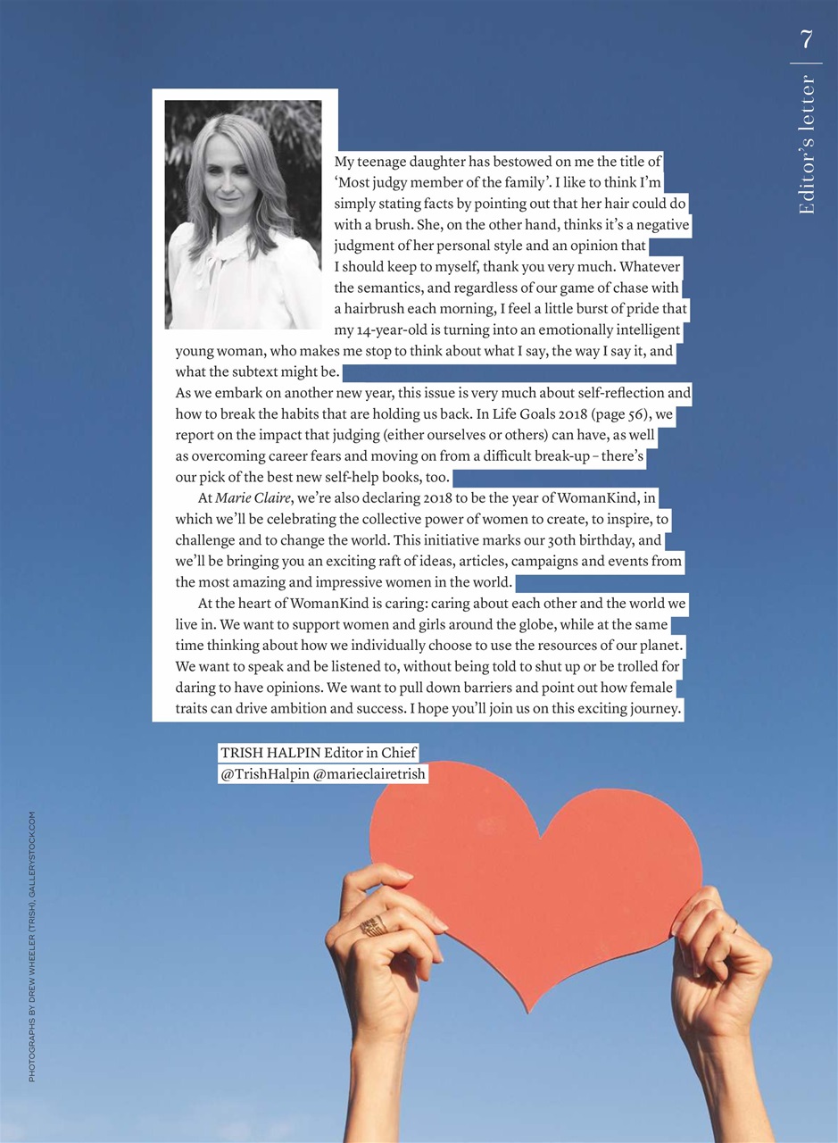 Marie Claire Preview Pages