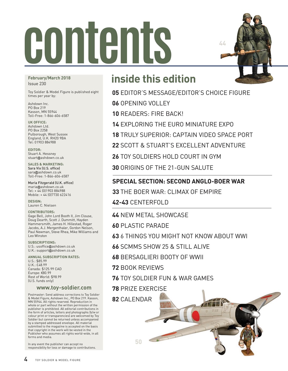 Toy Soldier & Model Figure Preview Pages