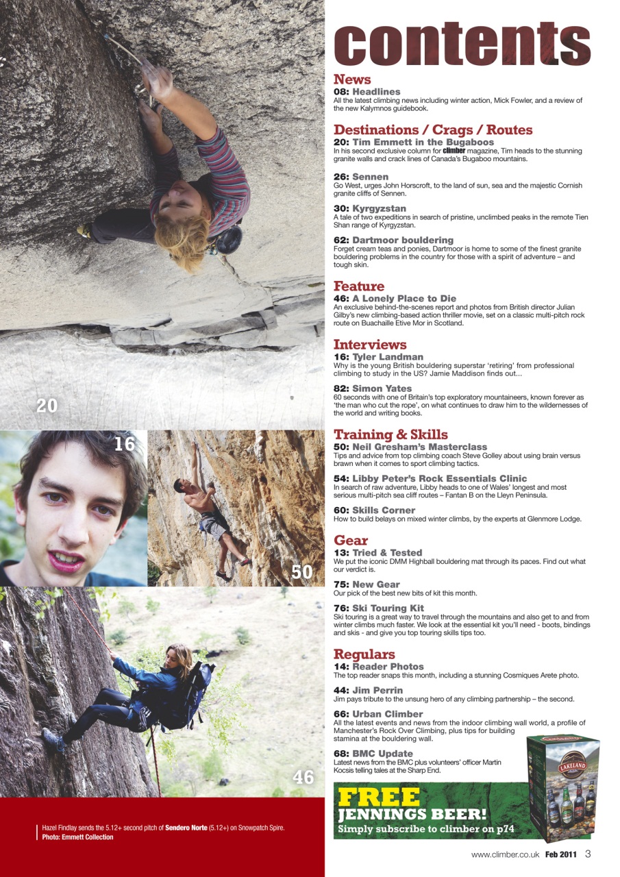 Climber Preview Pages