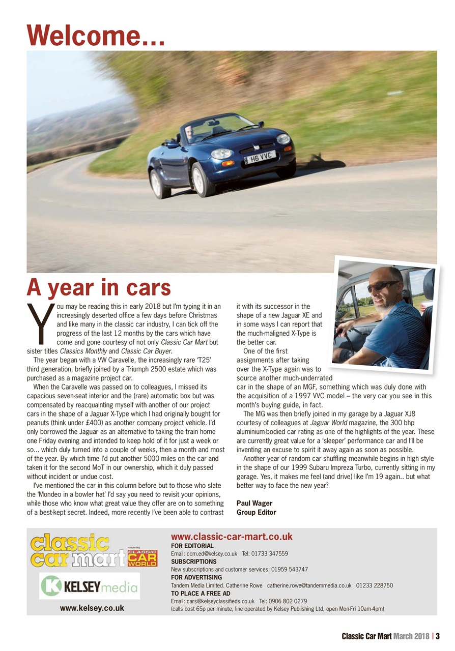 Classic Car Mart Preview Pages