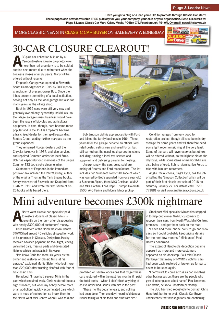 Classic Car Mart Preview Pages