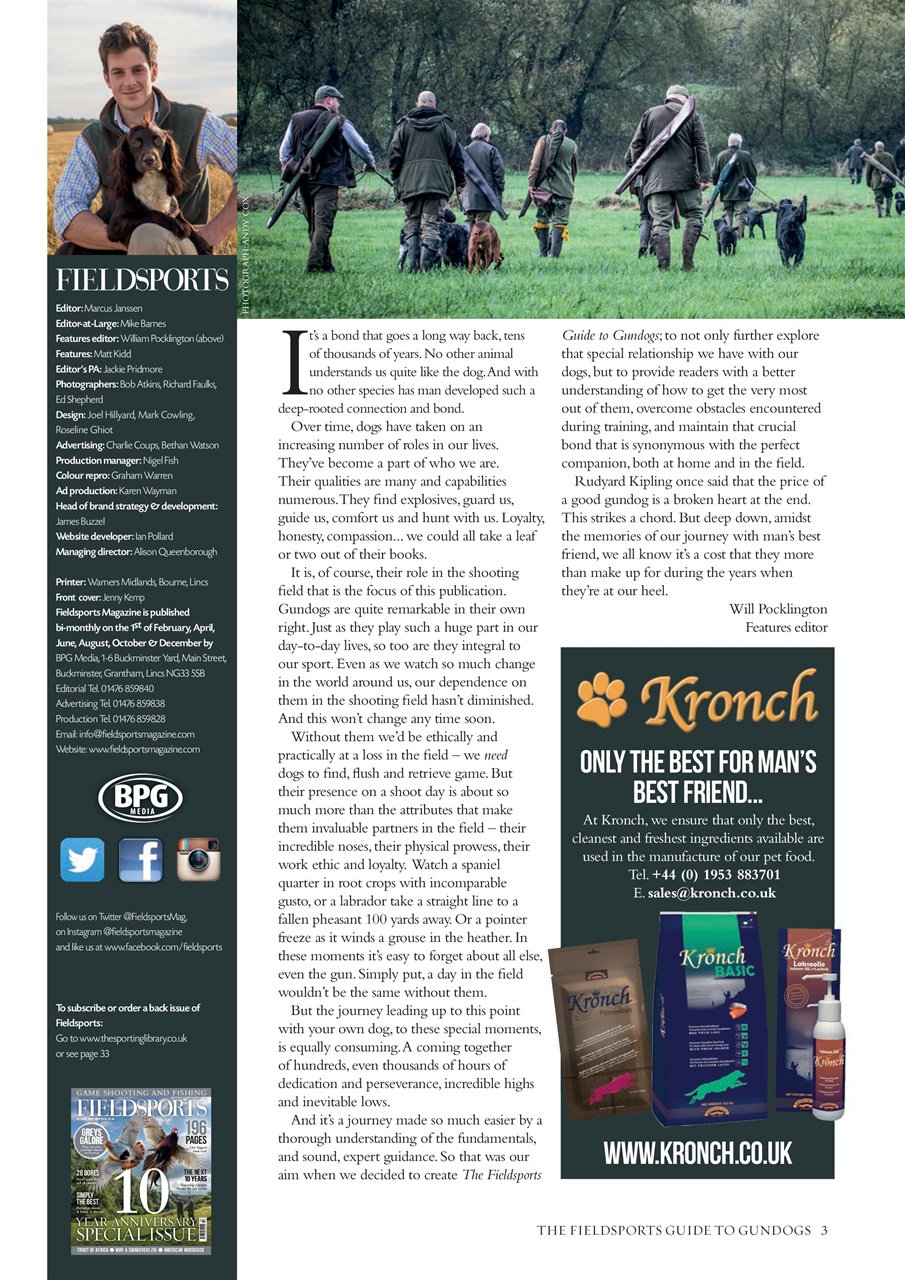 Fieldsports Journal Preview Pages