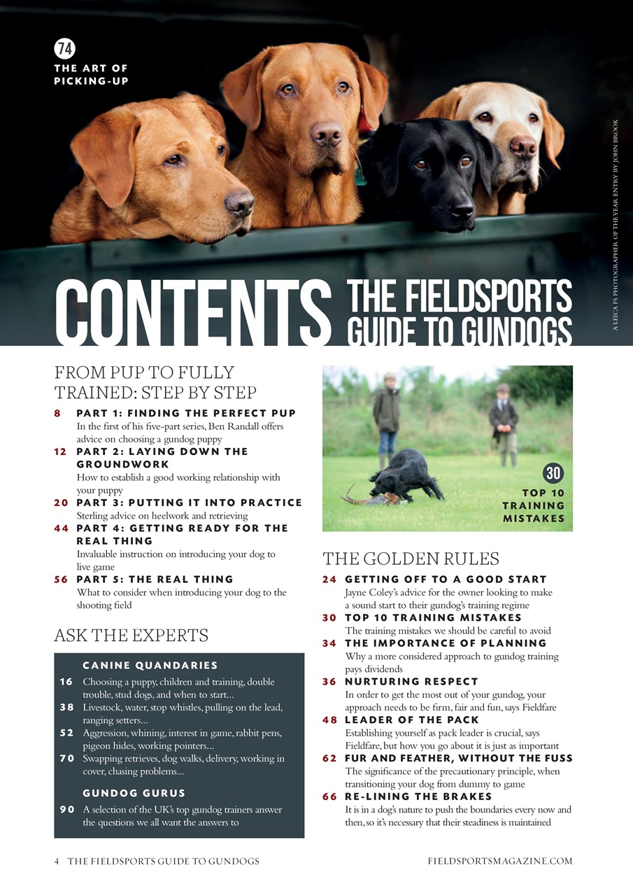 Fieldsports Journal Preview Pages