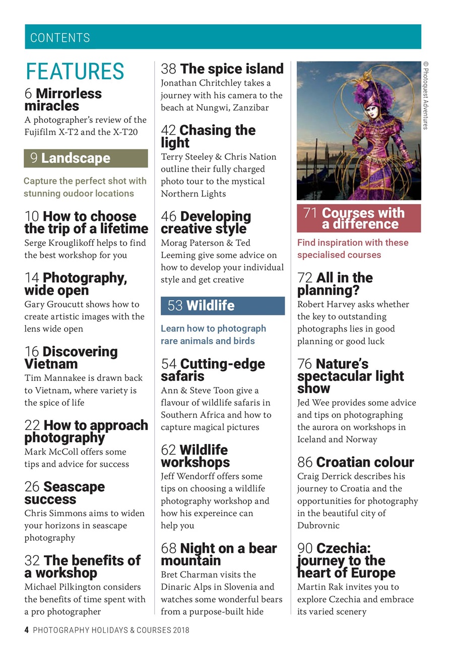 Outdoor Photography Preview Pages