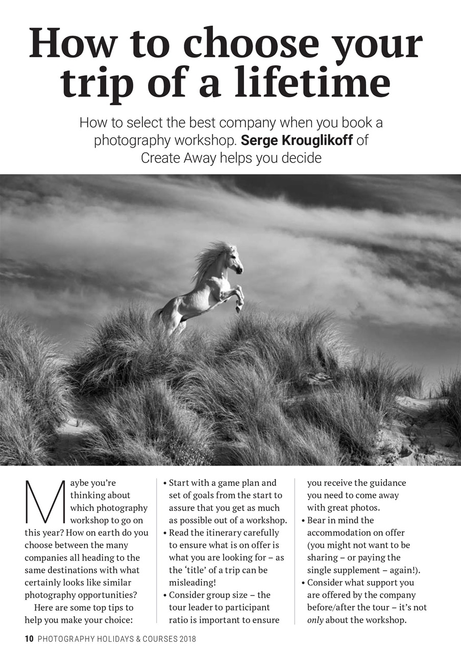 Outdoor Photography Preview Pages