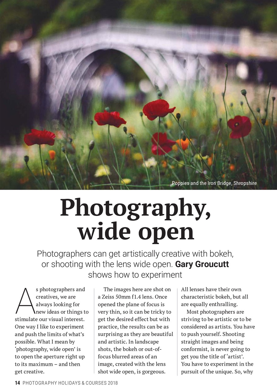 Outdoor Photography Preview Pages