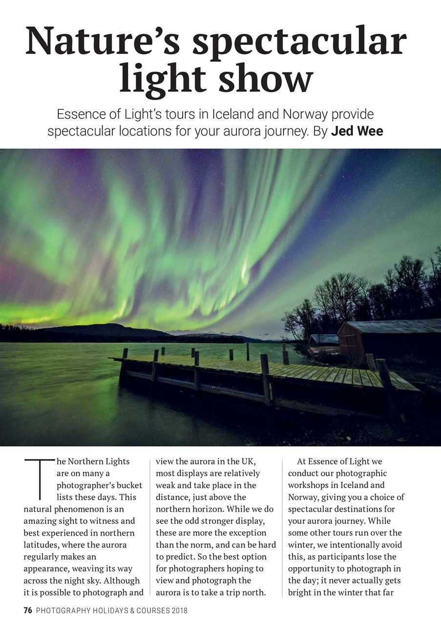 Outdoor Photography Preview Pages