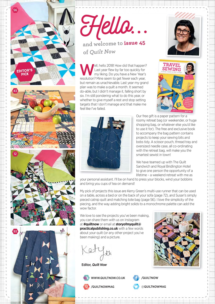 Quilt Now Preview Pages