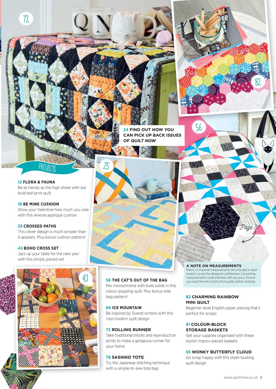 Quilt Now Preview Pages