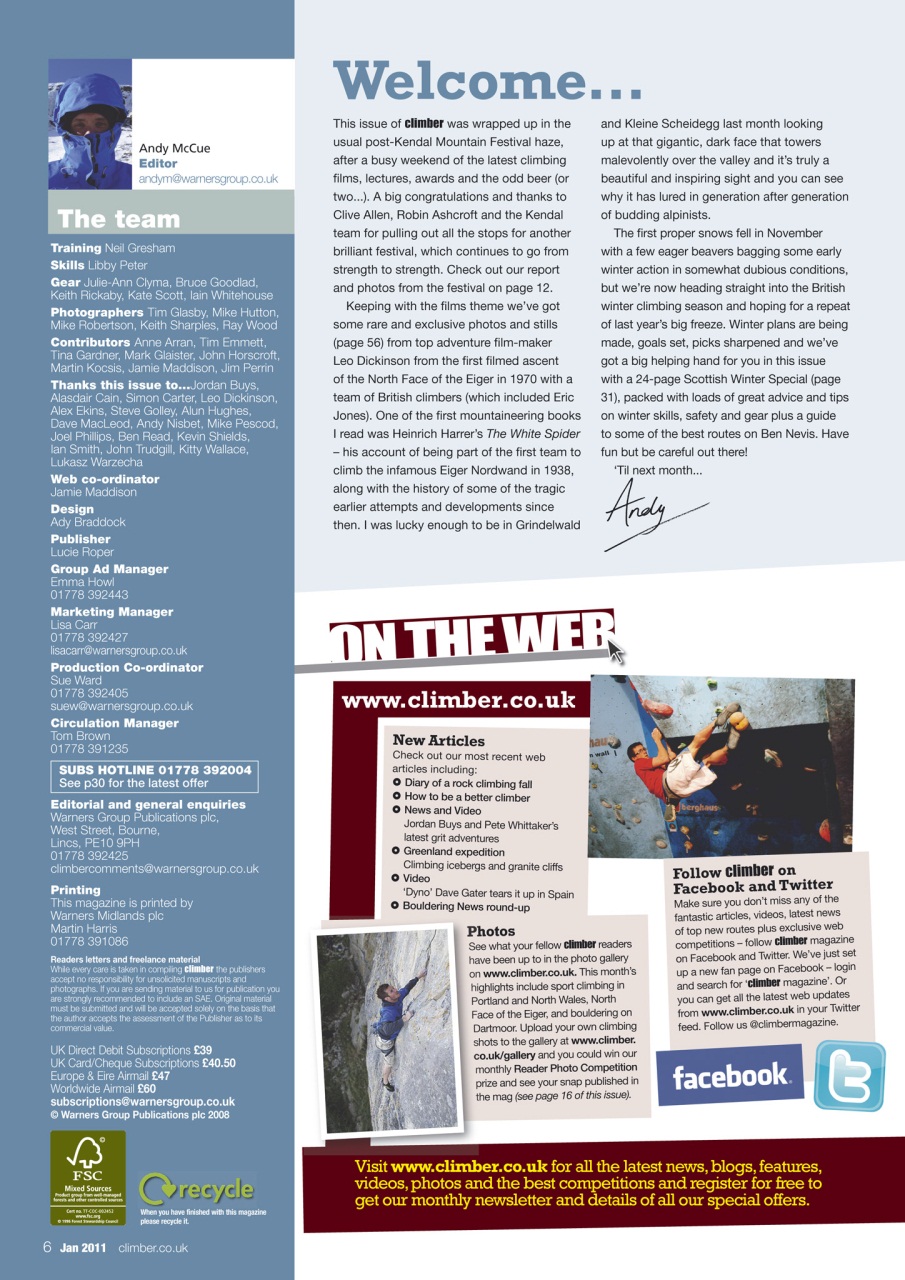 Climber Preview Pages