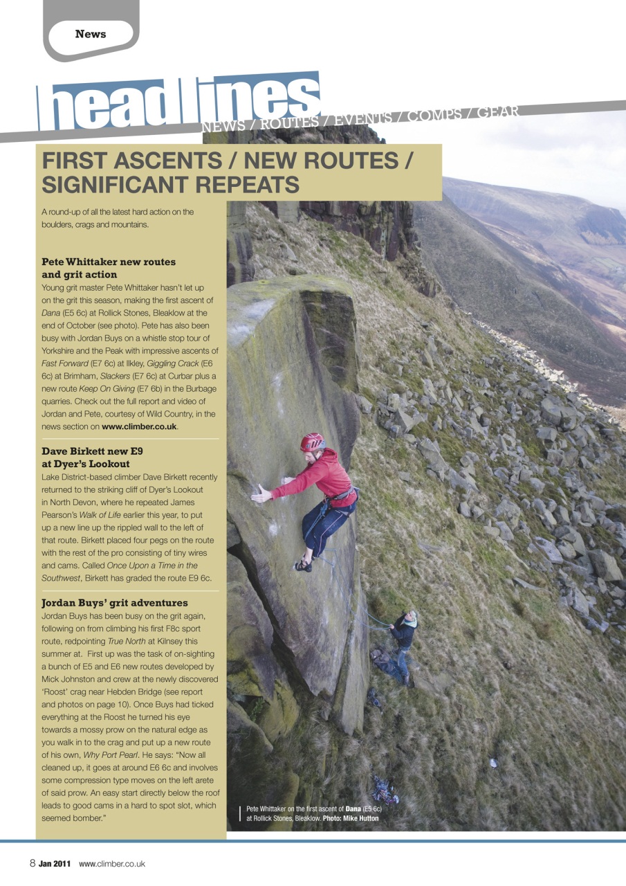 Climber Preview Pages