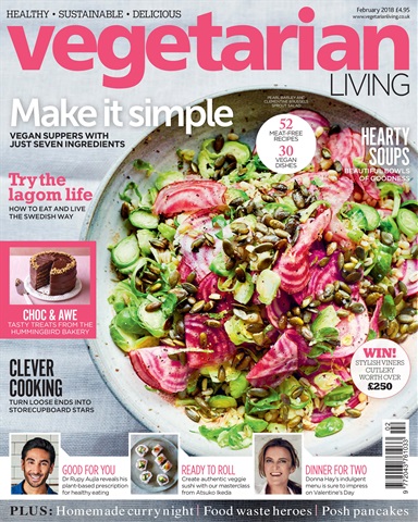 Vegetarian Living issue Feb-18