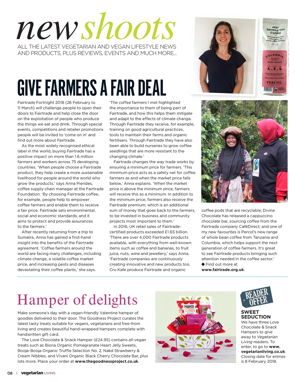 Vegetarian Living Preview Pages