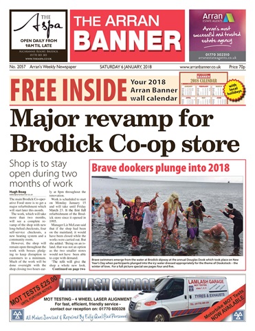 Arran Banner issue 06 January 2018