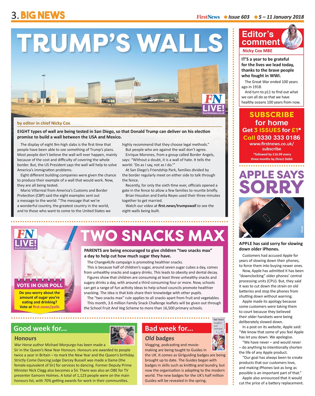 First News Preview Pages