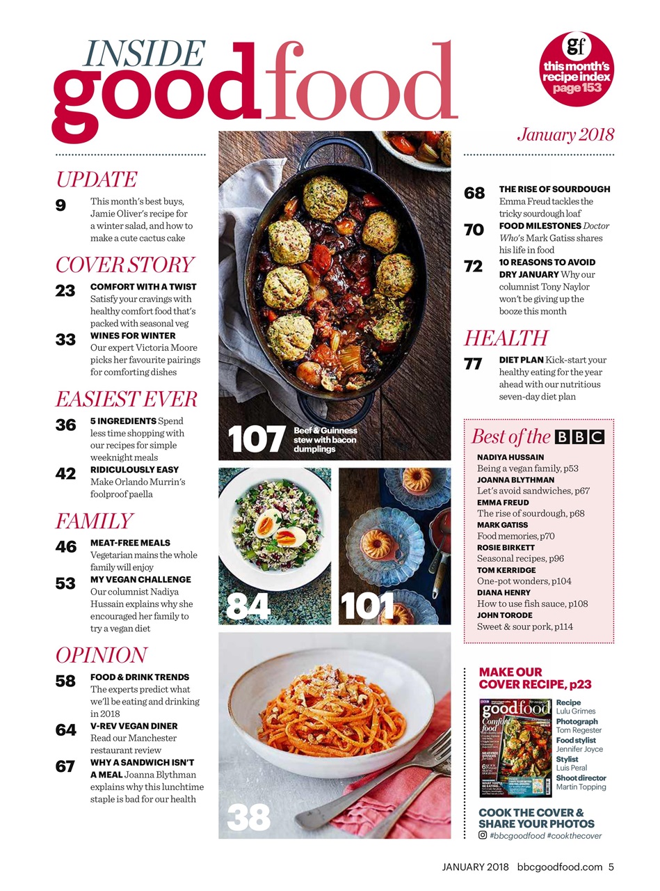 Good Food Magazine Preview Pages