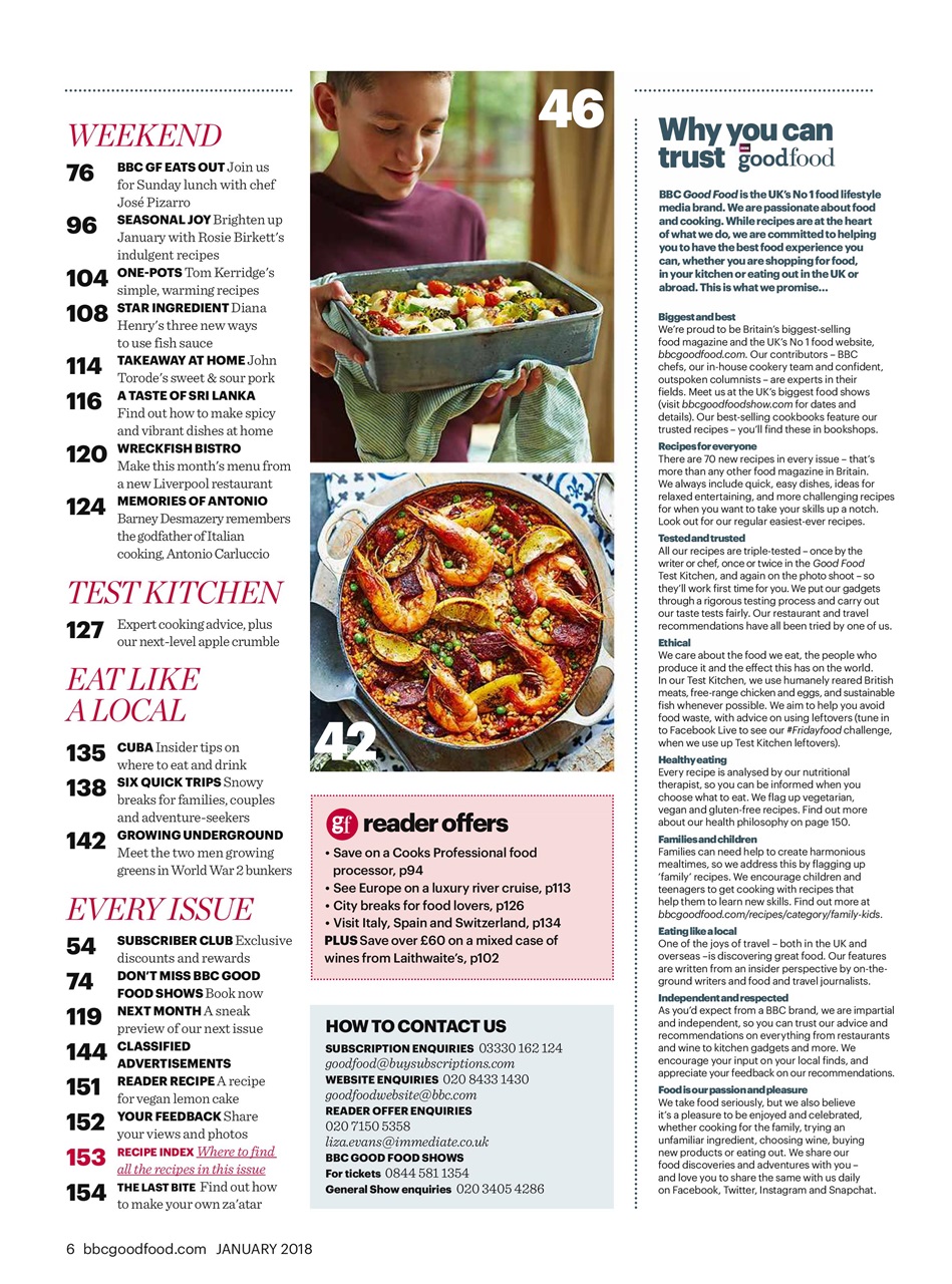 Good Food Magazine Preview Pages
