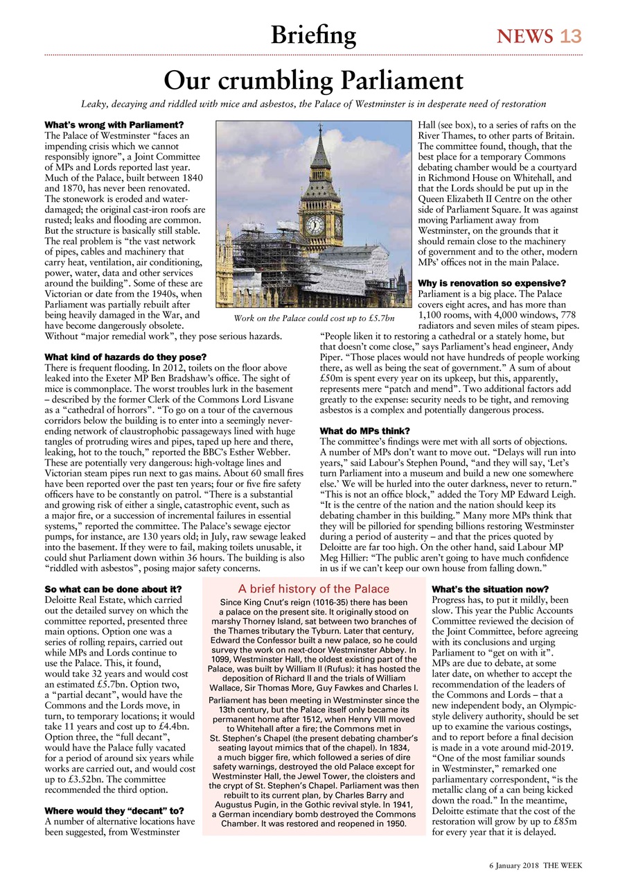 The Week Preview Pages