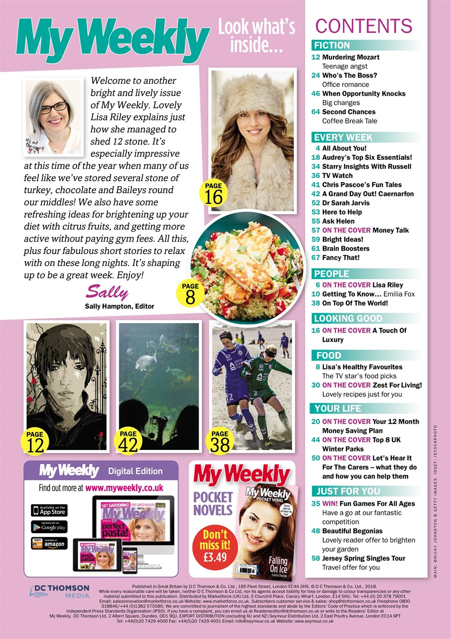 My Weekly Preview Pages