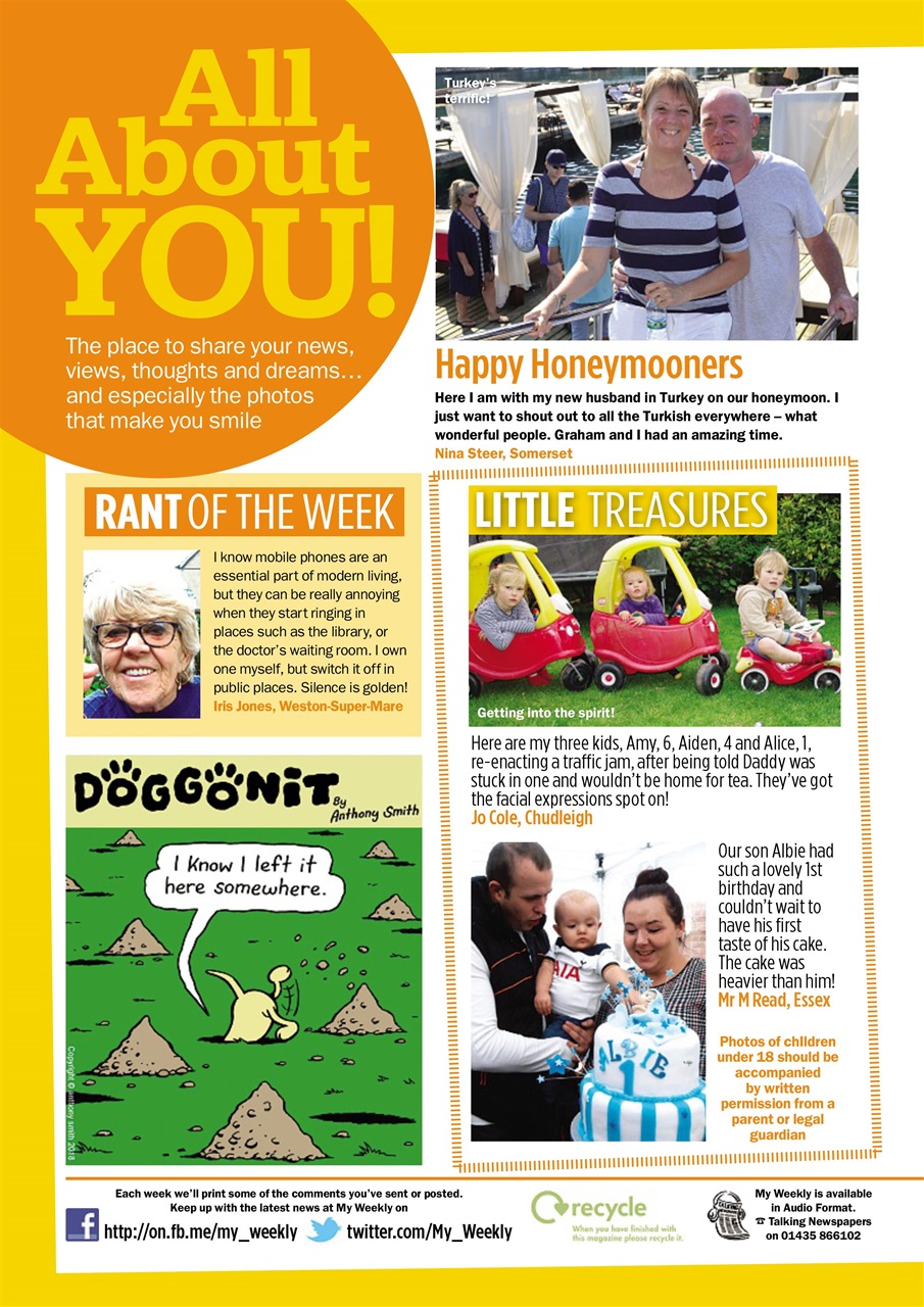 My Weekly Preview Pages