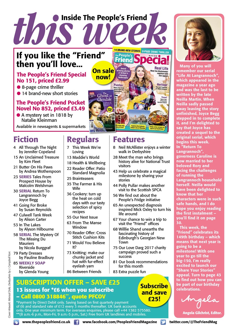 The People’s Friend Preview Pages