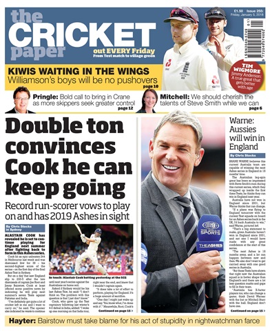 The Cricket Paper issue 5th January 2018