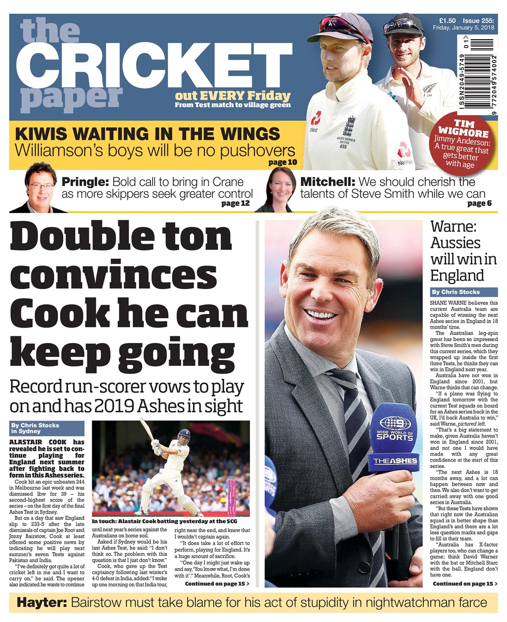 The Cricket Paper Preview Pages