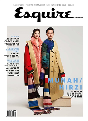 Esquire Singapore issue January 2018